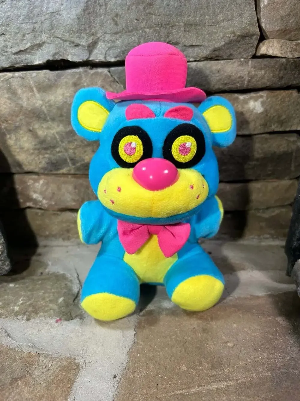 Funko Five Nights At Freddy's Blacklight Freddy Blue Neon 8” Toy Plush